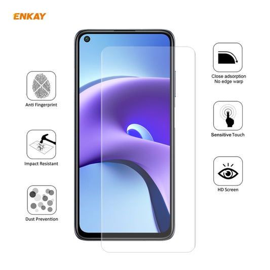 For Xiaomi Redmi Note 9T ENKAY Hat-Prince 0.1mm 3D Full Screen Protector Explosion-proof Hydrogel Film - For Xiaomi by ENKAY | Online Shopping UK | buy2fix