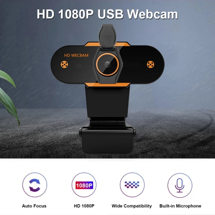 312 1080P HD USB 2.0 PC Desktop Camera Webcam with Mic, Cable Length: about 1.3m, Configuration:Regular - HD Camera by buy2fix | Online Shopping UK | buy2fix