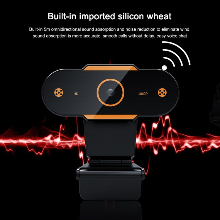 312 1080P HD USB 2.0 PC Desktop Camera Webcam with Mic, Cable Length: about 1.3m, Configuration:Regular - HD Camera by buy2fix | Online Shopping UK | buy2fix