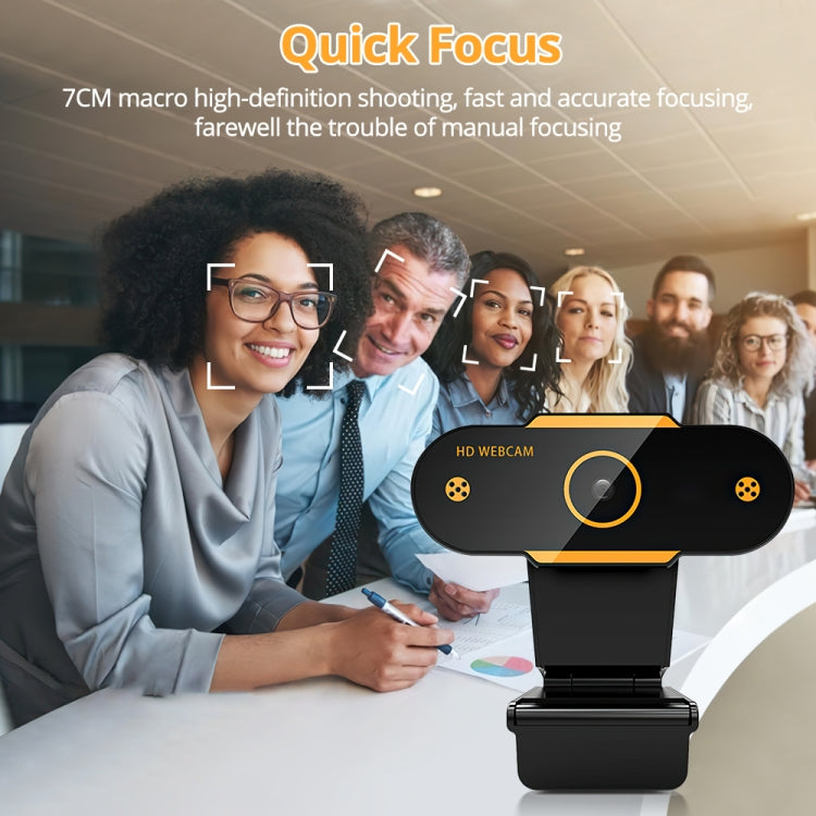 312 1080P HD USB 2.0 PC Desktop Camera Webcam with Mic, Cable Length: about 1.3m, Configuration:Regular - HD Camera by buy2fix | Online Shopping UK | buy2fix