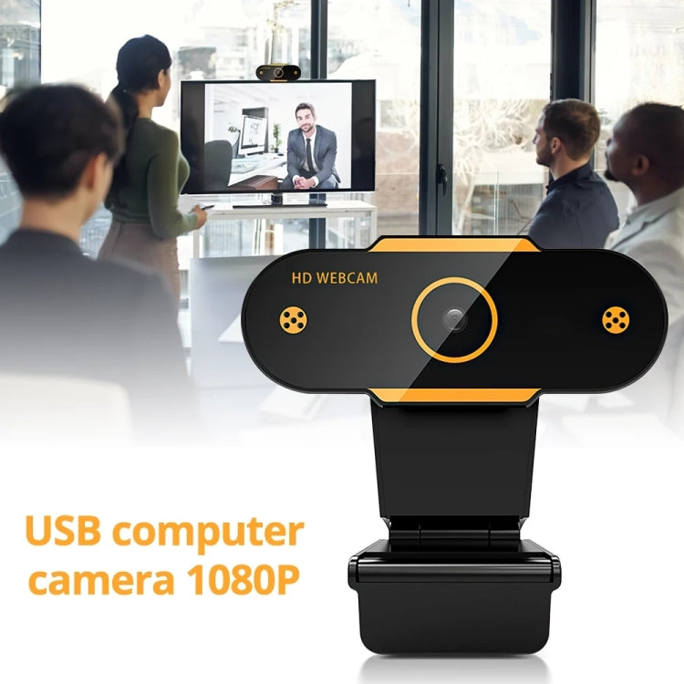 312 1080P HD USB 2.0 PC Desktop Camera Webcam with Mic, Cable Length: about 1.3m, Configuration:Regular - HD Camera by buy2fix | Online Shopping UK | buy2fix