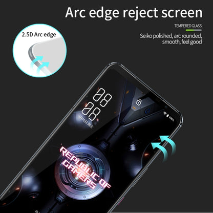 For ASUS ROG Phone 5 PINWUYO 9H 2.5D Full Screen Tempered Glass Film(Black) by PINWUYO