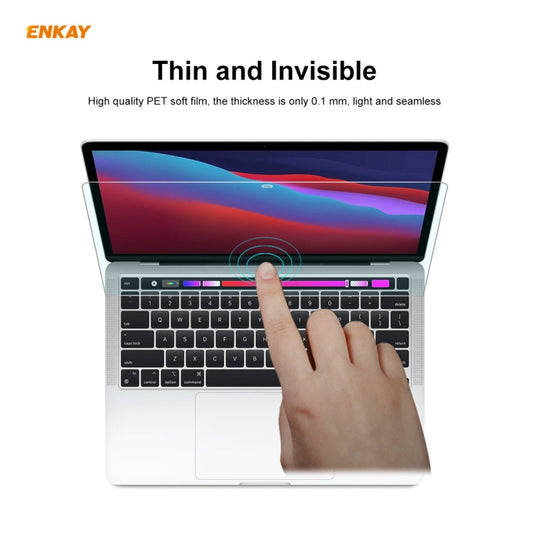 ENKAY Clear HD PET Screen Protector for MacBook Pro 13.3 inch A2289 / A2251 / A2338 (2020) - Screen Protectors by ENKAY | Online Shopping UK | buy2fix