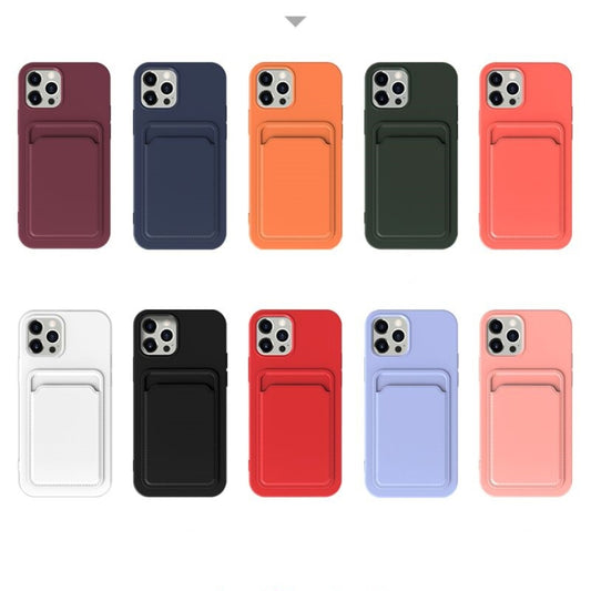 For iPhone 11 TPU + Flannel Lining Shockproof  Case with Card Slots (Green) - iPhone 11 Cases by buy2fix | Online Shopping UK | buy2fix