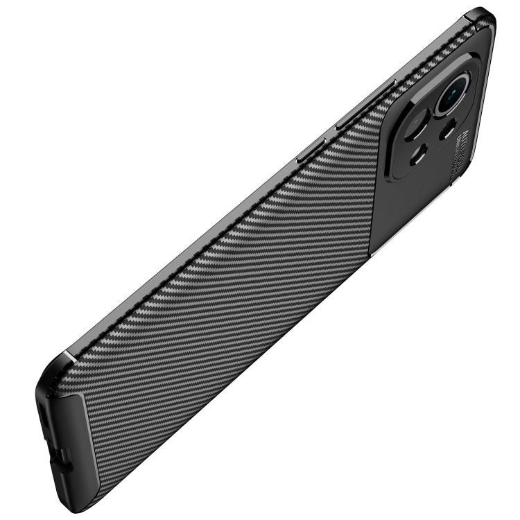 For Xiaomi Mi 11 Pro Carbon Fiber Texture Shockproof TPU Case(Black) - Xiaomi Cases by buy2fix | Online Shopping UK | buy2fix