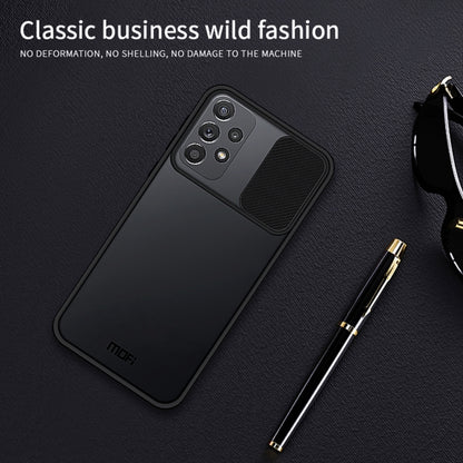 For Samsung Galaxy A72 5G / 4G MOFI Xing Dun Series Translucent Frosted PC + TPU Privacy Anti-glare Shockproof All-inclusive Protective Case(Green) - Galaxy Phone Cases by MOFI | Online Shopping UK | buy2fix