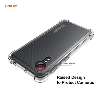 For Samsung Galaxy Xcover 5 Hat-Prince ENKAY Clear TPU Soft Anti-slip Cover Shockproof Case - Galaxy Phone Cases by ENKAY | Online Shopping UK | buy2fix