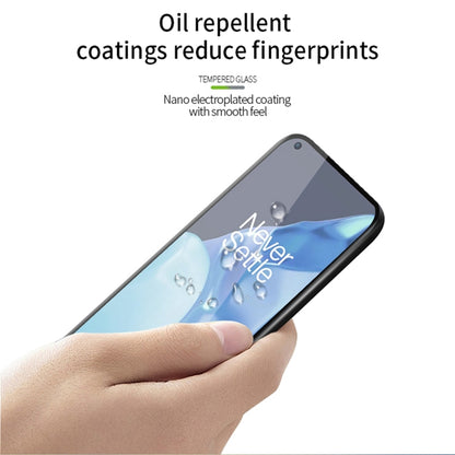 For OnePlus 9 Pro PINWUYO 9H 3D Hot Bending Tempered Glass Film(Black) - OnePlus Tempered Glass by PINWUYO | Online Shopping UK | buy2fix
