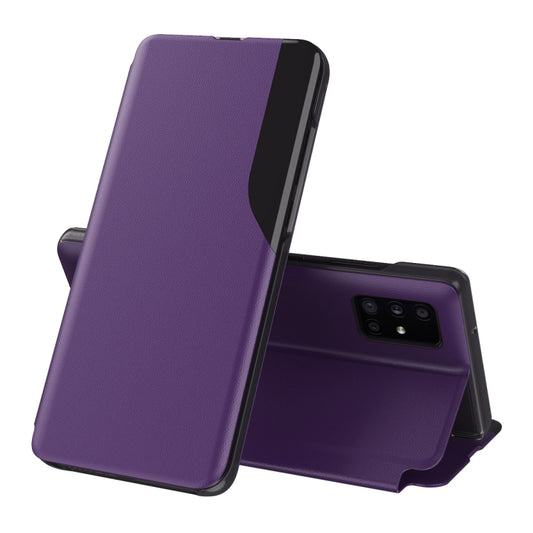 For Samsung Galaxy A32 4G Attraction Flip Holder Leather Phone Case(Purple) - Galaxy Phone Cases by buy2fix | Online Shopping UK | buy2fix