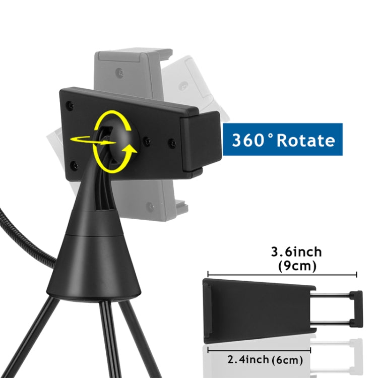 NS-08 Makeup Live Selfie Fill Ring Light Photography LED Dimmable Ring Lamp with Phone Tripod Stand Holder - Ring Light by buy2fix | Online Shopping UK | buy2fix