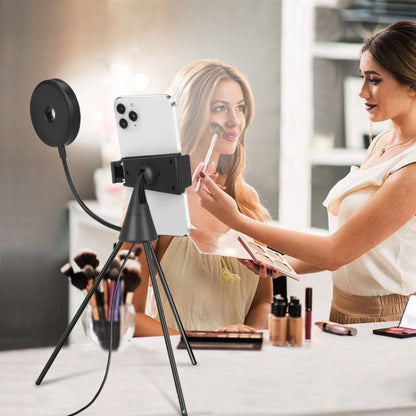 NS-08 Makeup Live Selfie Fill Ring Light Photography LED Dimmable Ring Lamp with Phone Tripod Stand Holder - Ring Light by buy2fix | Online Shopping UK | buy2fix