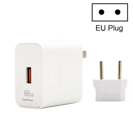 HW-66W 6A USB Fast Charging Travel Charger With EU Plug Conversion Head - USB Charger by buy2fix | Online Shopping UK | buy2fix