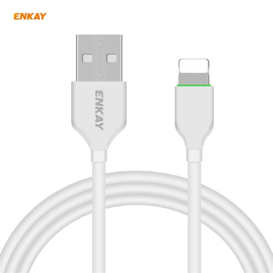 ENKAY Hat-Prince 20W PD Type-C + QC 3.0 USB Fast Charging Travel Charger Power Adapter with Fast Charge Data Cable, US Plug(With 8 Pin Cable) - USB Charger by ENKAY | Online Shopping UK | buy2fix