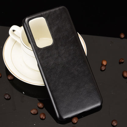For OnePlus 9 Pro Shockproof Litchi Texture PC + PU Case(Black) - OnePlus Cases by buy2fix | Online Shopping UK | buy2fix