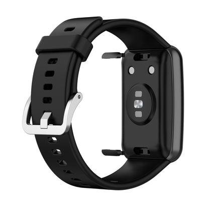For Huawei Watch Fit TIA-B09 Silicone Watch Band(Black) by buy2fix