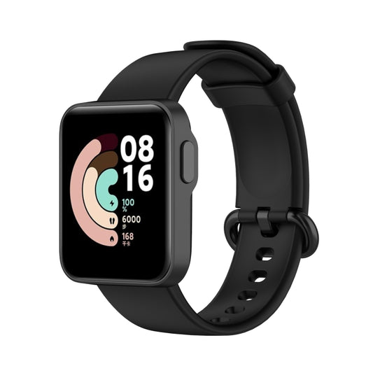 For Xiaomi Watch Mi Watch Lite / Redmi Watch Silicone Sports Watch Band(black) - Watch Bands by buy2fix | Online Shopping UK | buy2fix