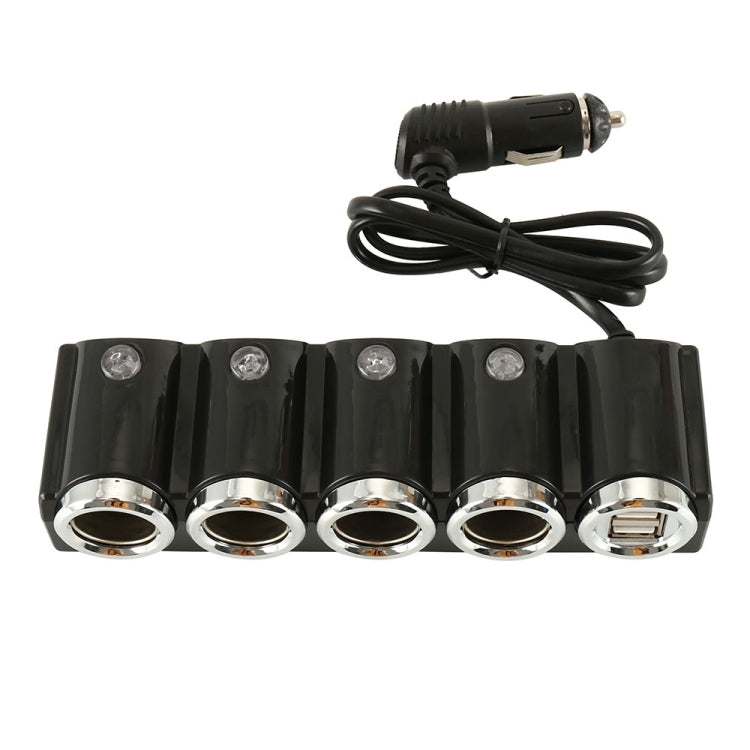 4 Way Car Cigarette Lighter Socket Splitter Dual USB Port Car Charger Adapter by buy2fix