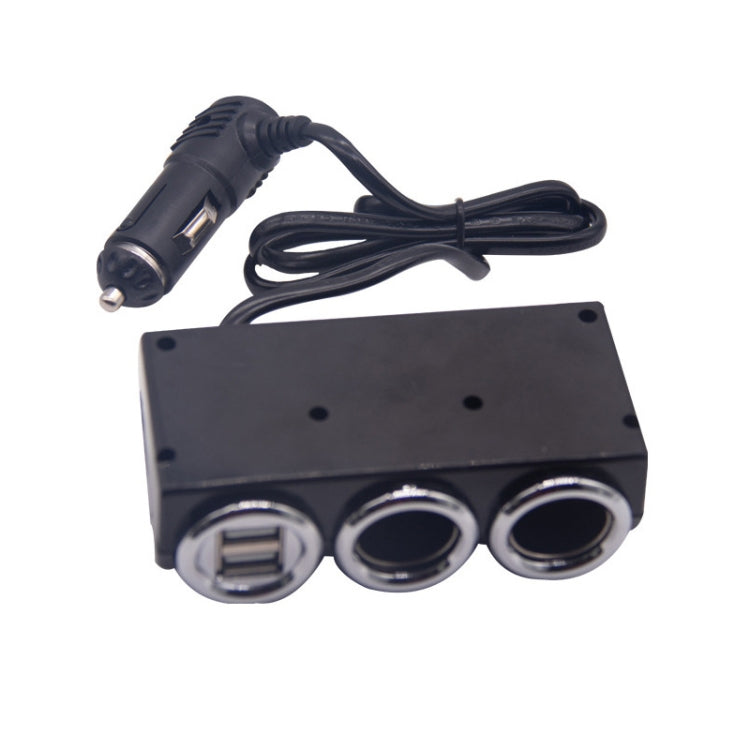 DC 12V / 24V Dual USB Multi Female Car Cigarette Lighter Splitter Socket Adapter Charger Socket Power Adapter / Charger - Cigar Socket by buy2fix | Online Shopping UK | buy2fix