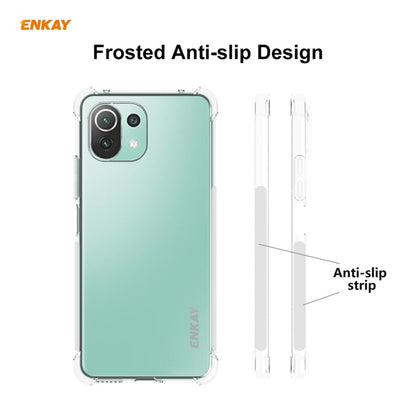 For Xiaomi Mi 11 Lite 5G ENKAY Hat-Prince Clear TPU Shockproof Case Soft Anti-slip Cover - Xiaomi Cases by ENKAY | Online Shopping UK | buy2fix
