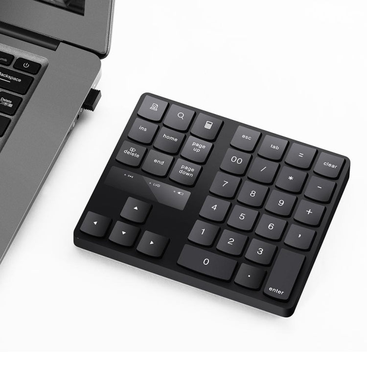 2.4G USB Wireless Numeric Keypad 35 Keys Charging Digital Keyboard Notebook Laptop Mini Numpad by buy2fix