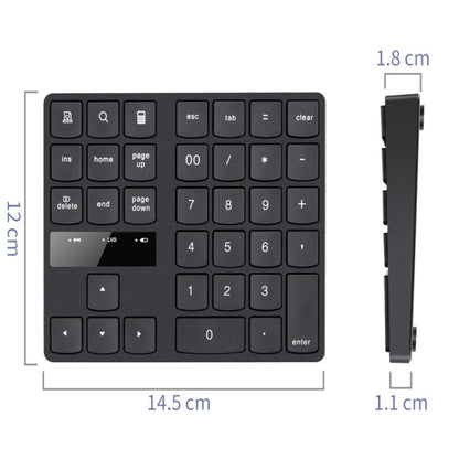 2.4G USB Wireless Numeric Keypad 35 Keys Charging Digital Keyboard Notebook Laptop Mini Numpad by buy2fix