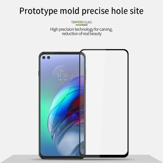 For Motorola Moto G100 / G 5G Plus PINWUYO 9H 2.5D Full Screen Tempered Glass Film(Black) - Motorola Tempered Glass by PINWUYO | Online Shopping UK | buy2fix