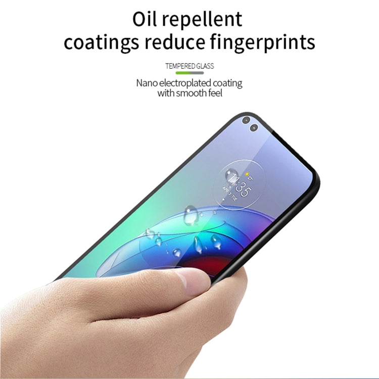 For Motorola Moto G100 / G 5G Plus PINWUYO 9H 2.5D Full Screen Tempered Glass Film(Black) - Motorola Tempered Glass by PINWUYO | Online Shopping UK | buy2fix