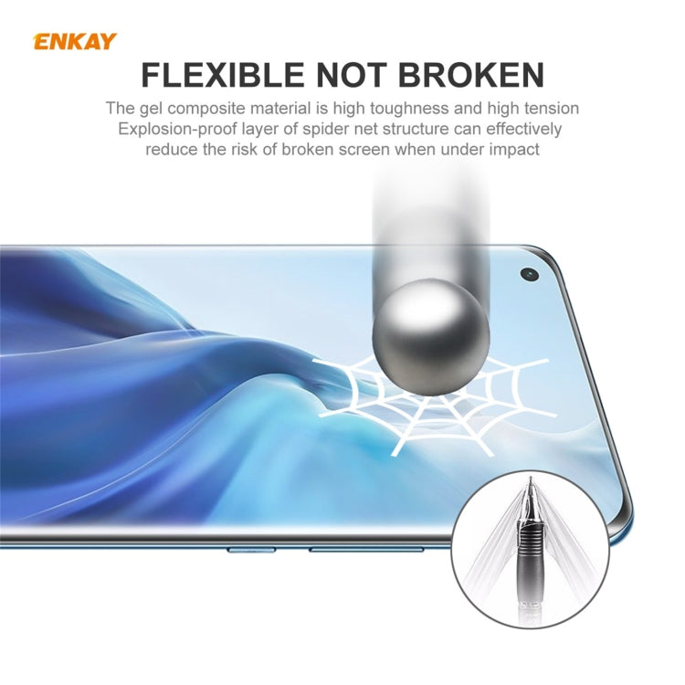 For Xiaomi Mi 11 Ultra 2 PCS ENKAY Hat-Prince Full Glue Full Coverage Screen Protector Explosion-proof Hydrogel Film by ENKAY
