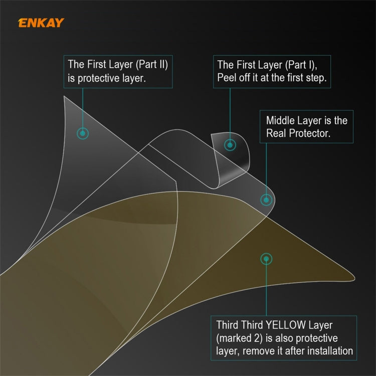 For Xiaomi Mi 11 Ultra 2 PCS ENKAY Hat-Prince Full Glue Full Coverage Screen Protector Explosion-proof Hydrogel Film by ENKAY