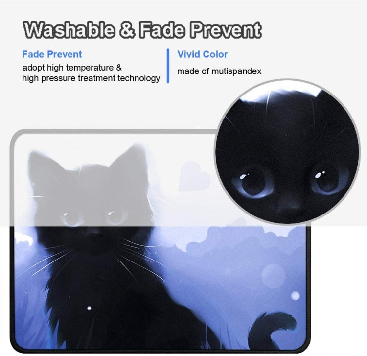 Cat Cartoon Anti-Skid E-sports Game Mouse Pad by buy2fix