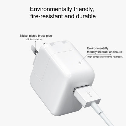 12W USB Port Travel Charger for iPad Series / iPod Series / iPhone Series , US Plug - USB Charger by buy2fix | Online Shopping UK | buy2fix