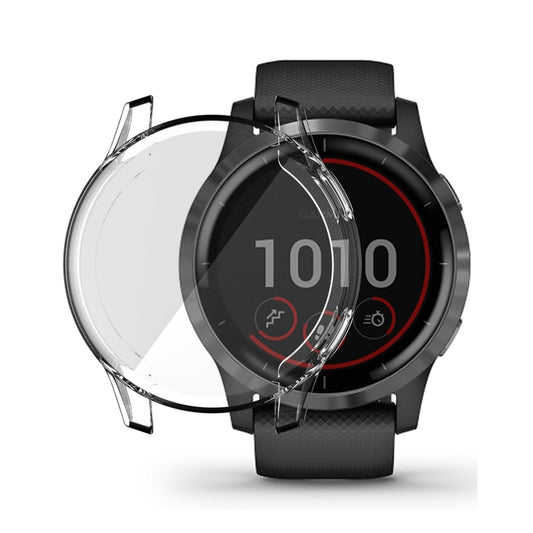 For Garmin Venu 2 45mm / Vivoactive 4 45mm ENKAY Hat-Prince Full Coverage Transparent TPU Soft Case - Watch Cases by ENKAY | Online Shopping UK | buy2fix