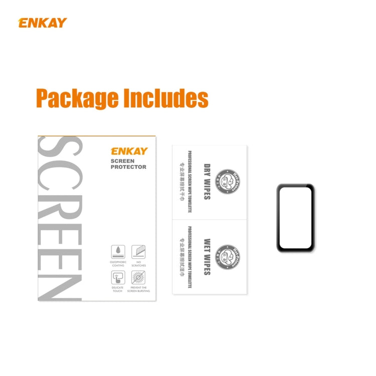 For Huawei Band 6 / Honor Band 6 ENKAY Hat-Prince 3D Full Screen Soft PC Edge + PMMA HD Screen Protector Film - Screen Protector by ENKAY | Online Shopping UK | buy2fix