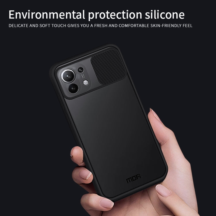 For Xiaomi Mi 11 MOFI Xing Dun Series Translucent Frosted PC + TPU Privacy Anti-glare Shockproof All-inclusive Protective Case(Black) - Xiaomi Cases by MOFI | Online Shopping UK | buy2fix