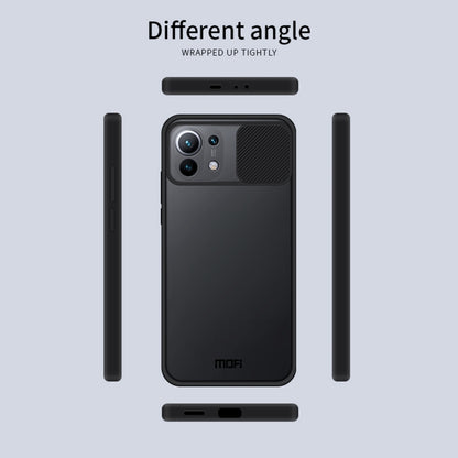 For Xiaomi Mi 11 MOFI Xing Dun Series Translucent Frosted PC + TPU Privacy Anti-glare Shockproof All-inclusive Protective Case(Black) - Xiaomi Cases by MOFI | Online Shopping UK | buy2fix