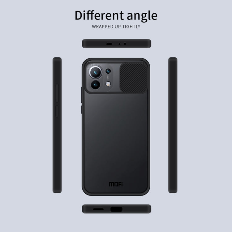 For Xiaomi Mi 11 MOFI Xing Dun Series Translucent Frosted PC + TPU Privacy Anti-glare Shockproof All-inclusive Protective Case(Green) - Xiaomi Cases by MOFI | Online Shopping UK | buy2fix
