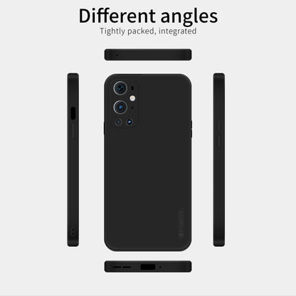 For OnePlus 9 Pro PINWUYO Touching Series Liquid Silicone TPU Shockproof Case(Blue) - OnePlus Cases by PINWUYO | Online Shopping UK | buy2fix