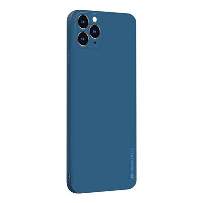 For iPhone 11 Pro PINWUYO Sense Series Liquid Silicone TPU Mobile Phone Case(Blue) - iPhone 11 Pro Cases by PINWUYO | Online Shopping UK | buy2fix