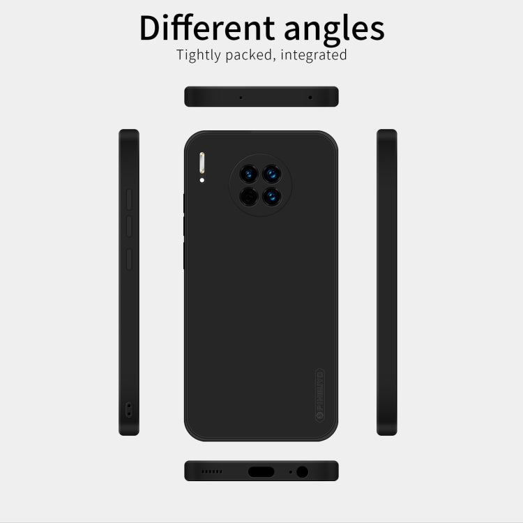 For Huawei Mate 30 PINWUYO Sense Series Liquid Silicone TPU Mobile Phone Case(Black) - Huawei Cases by PINWUYO | Online Shopping UK | buy2fix
