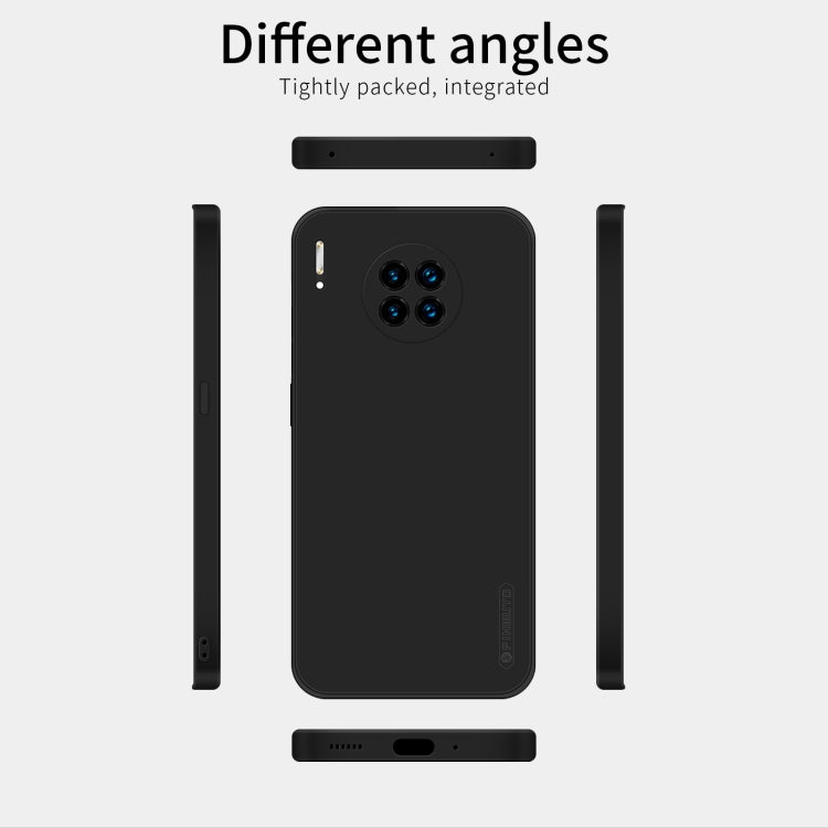 For Huawei Mate 30 Pro PINWUYO Sense Series Liquid Silicone TPU Mobile Phone Case(Black) - Huawei Cases by PINWUYO | Online Shopping UK | buy2fix