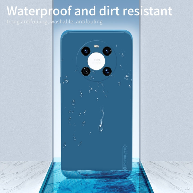 For Huawei Mate 40 PINWUYO Sense Series Liquid Silicone TPU Mobile Phone Case(Blue) - Huawei Cases by PINWUYO | Online Shopping UK | buy2fix