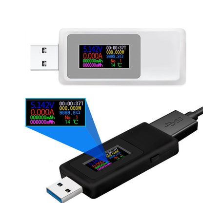 Keweisi KWS-MX19 USB Tester DC 4V-30V 0-5A Current Voltage Detector(Black) - Current & Voltage Tester by buy2fix | Online Shopping UK | buy2fix