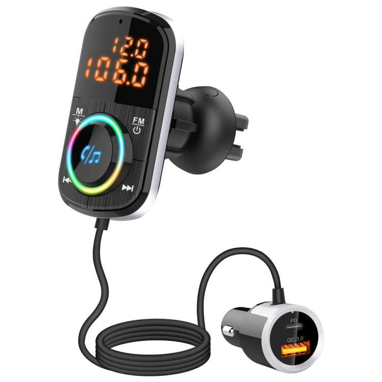 BC71 Car FM Transmitter Hands-free TF Card MP3 Music Player Electronic Car Accessories - Bluetooth Car Kits by buy2fix | Online Shopping UK | buy2fix