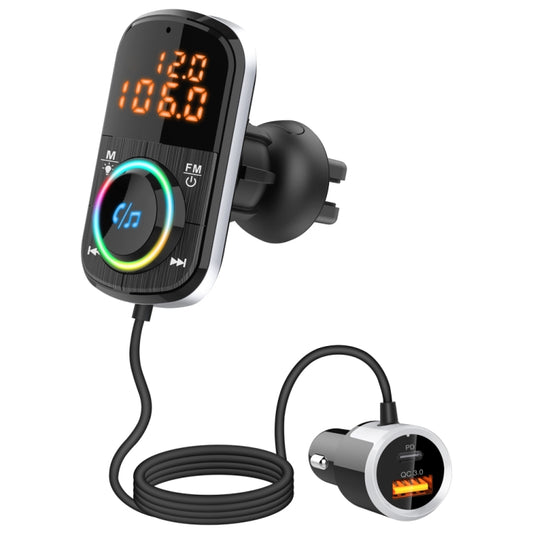 BC71 Car FM Transmitter Hands-free TF Card MP3 Music Player Electronic Car Accessories - Bluetooth Car Kits by buy2fix | Online Shopping UK | buy2fix