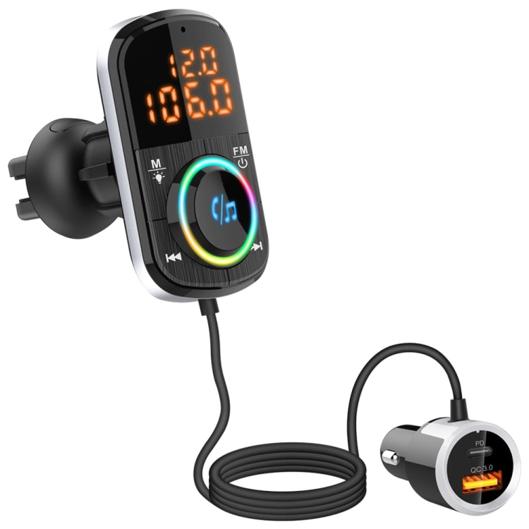 BC71 Car FM Transmitter Hands-free TF Card MP3 Music Player Electronic Car Accessories - Bluetooth Car Kits by buy2fix | Online Shopping UK | buy2fix