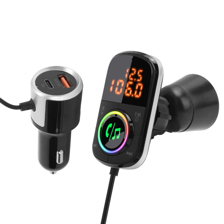BC71 Car FM Transmitter Hands-free TF Card MP3 Music Player Electronic Car Accessories - Bluetooth Car Kits by buy2fix | Online Shopping UK | buy2fix