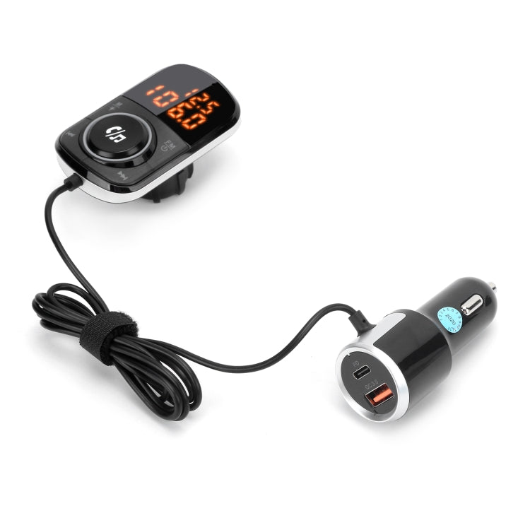 BC71 Car FM Transmitter Hands-free TF Card MP3 Music Player Electronic Car Accessories - Bluetooth Car Kits by buy2fix | Online Shopping UK | buy2fix