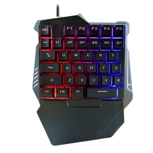 G7 37 Keys USB One-Handed Numeric Keyboard with Backlit, Cable Length: 1.8m by buy2fix