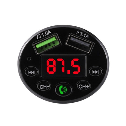 E6 Car MP3 Player FM Transmitters Dual USB Hands-free - Bluetooth Car Kits by buy2fix | Online Shopping UK | buy2fix