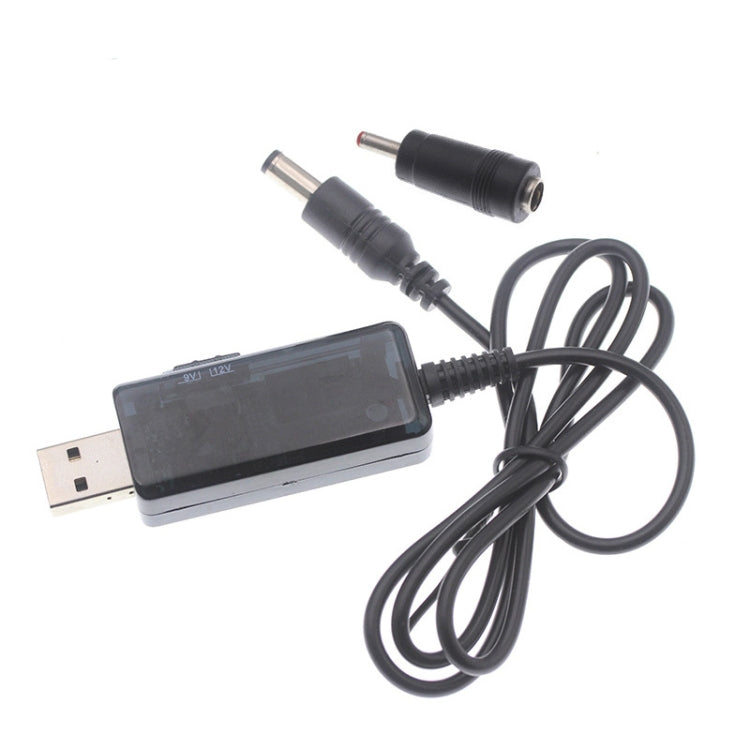KWS-912V USB Boost Converter DC 5V to 9V / 12V Converter Cable + 3.5x1.35mm Plug Set by buy2fix
